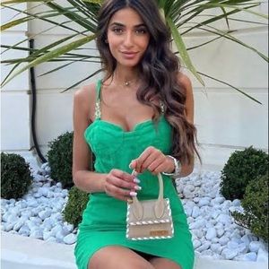 NWT | Green Zara mini dress